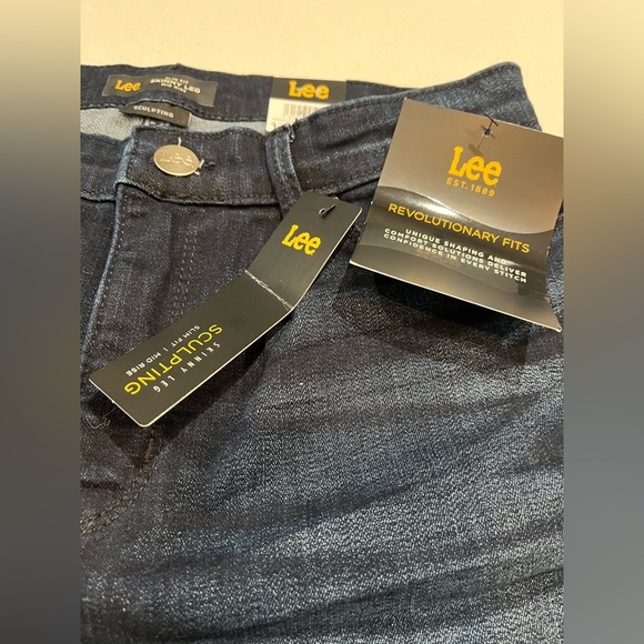 NEW Slim Fit Mid Rise Skinny Leg Jeans- 10 Medium Nightingale - Picture 10 of 13